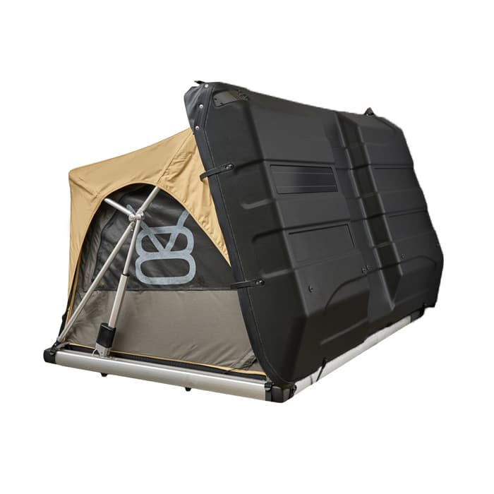 EBEX.2 - Tente de toit pour voiture et 4x4 - Demi ouverte