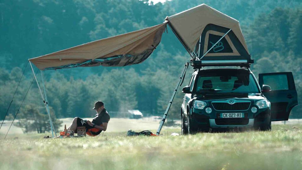 L’installation de la tente peut se faire sur la majorité des véhicules